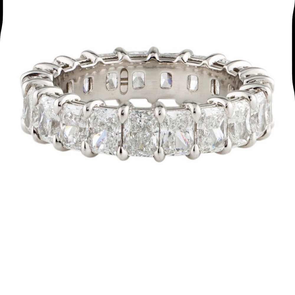 Diamond Eternity Ring 5.12ctw Daniella Design Platinum
